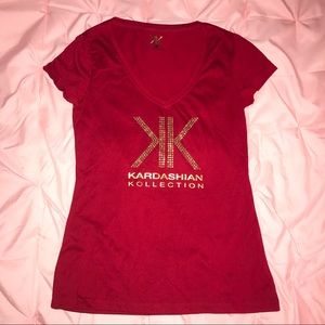 Red Bedazzled T-shirt